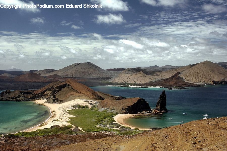 Promontory, Beach, Coast, Outdoors, Sea, Water, Crater