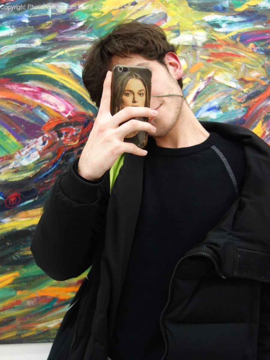 Person, Human, Face, Art, Finger