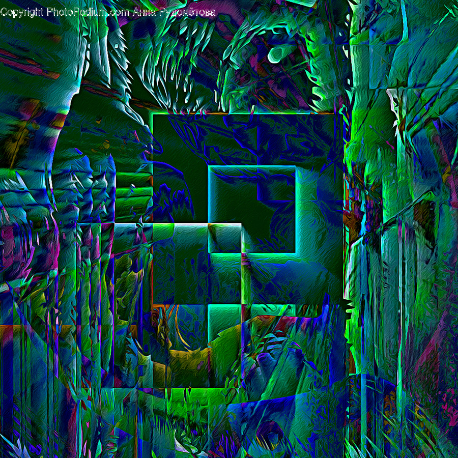 Painting, Art, Pattern, Light, Fractal