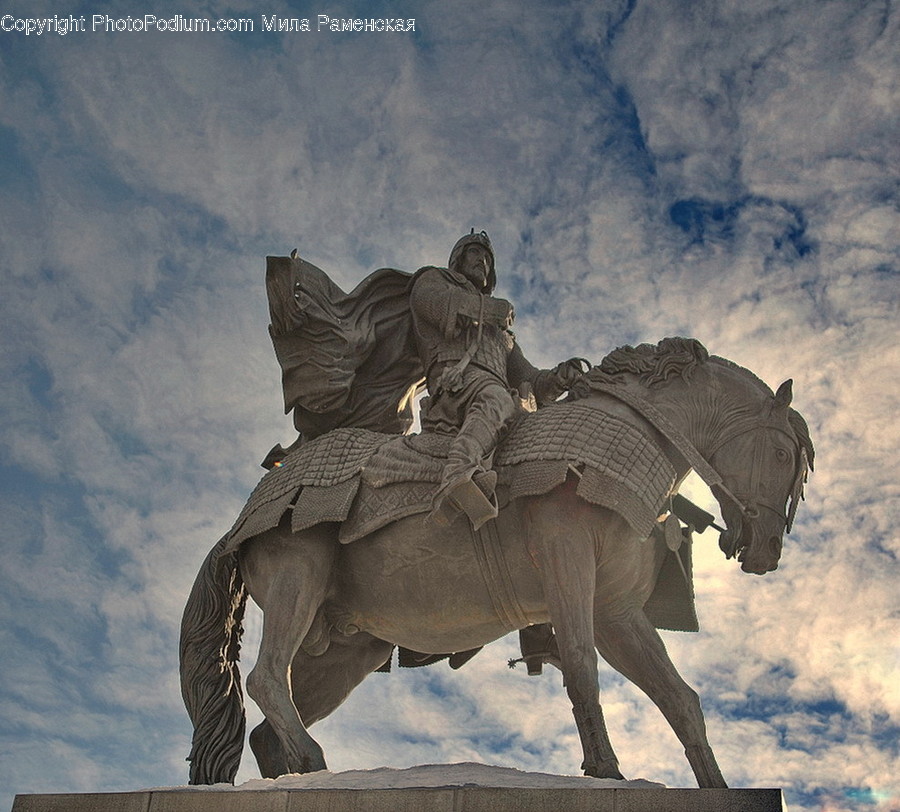 Monument, Art, Sculpture, Statue, Mammal