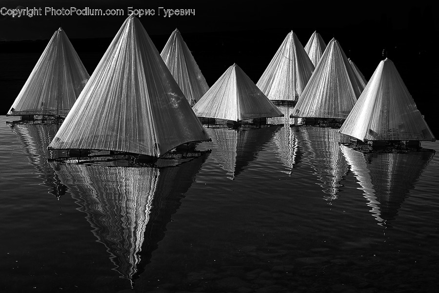Triangle, Building, Tent, Cone