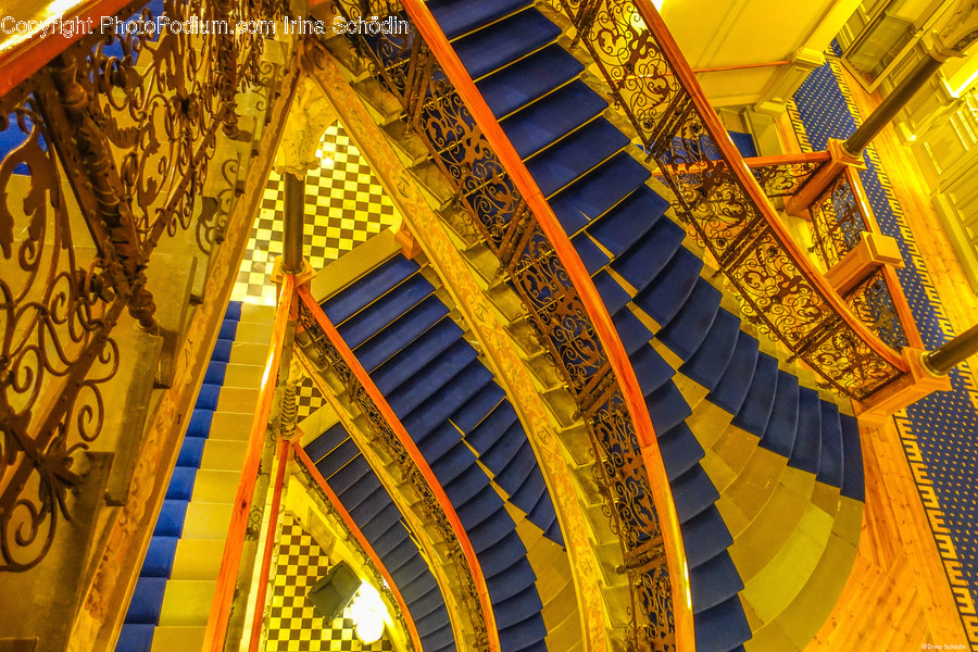 Handrail, Banister, Staircase, Building, Architecture