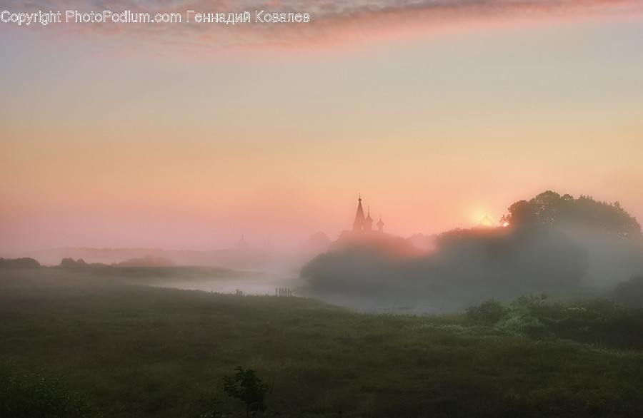 Nature, Weather, Outdoors, Fog, Mist