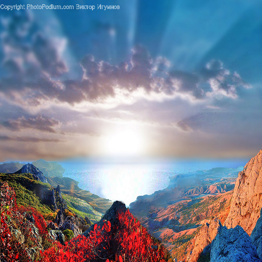 Nature, Outdoors, Mountain, Scenery, Mountain Range