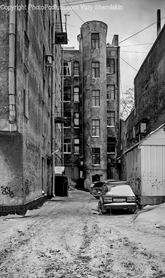 Road, Street, Town, City, Building