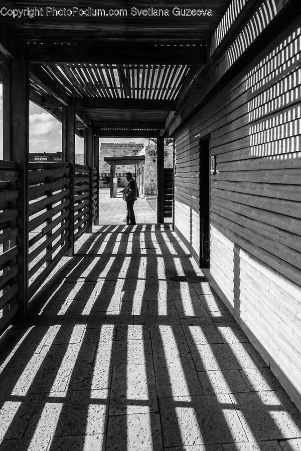 Person, Human, Corridor, Path, Porch
