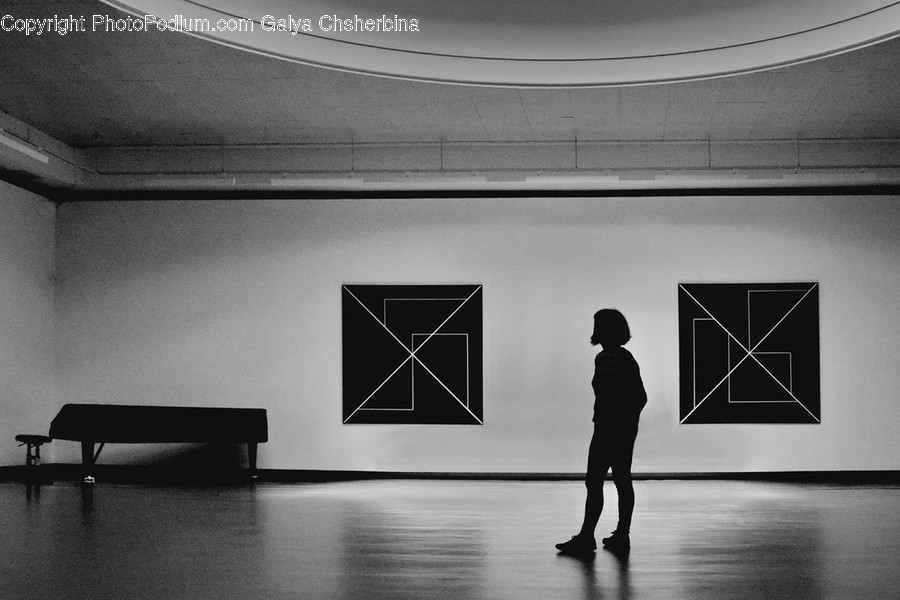 Person, Human, Furniture, Bench, Art
