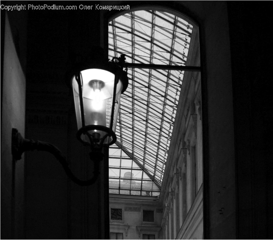 Architecture, Building, Window, Lamp, Skylight