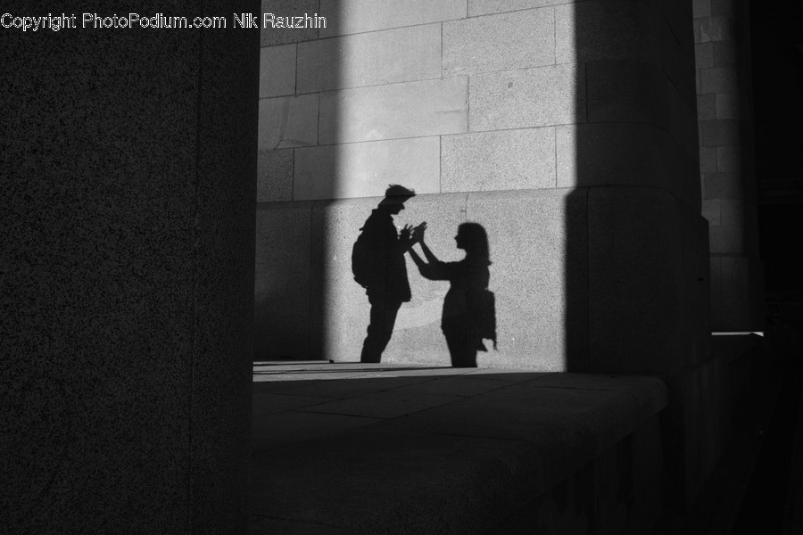 Person, Human, Architecture, Building, Silhouette