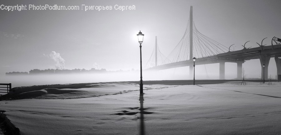 Nature, Building, Bridge, Water, Waterfront