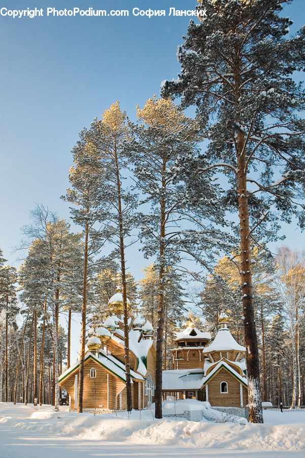 Ice, Outdoors, Snow, Roof, Architecture, Landscape, Nature