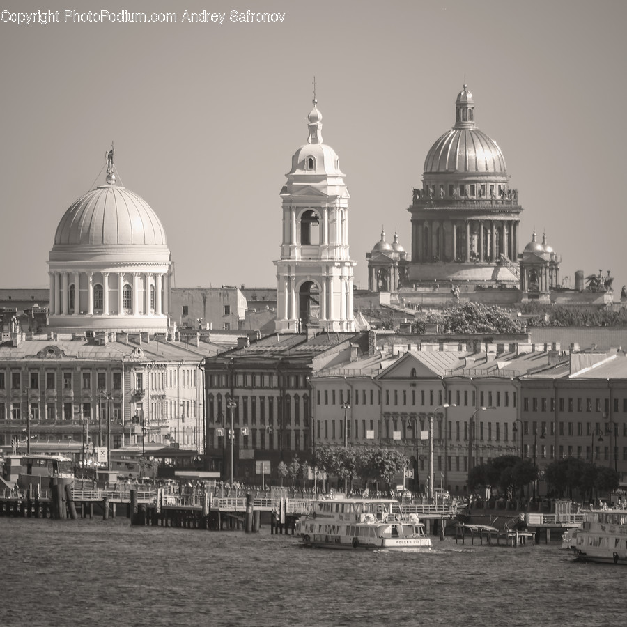 Architecture, Dome, Building, Town, City