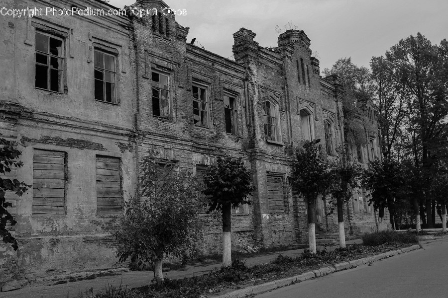 Ruins, Building, Path, Architecture, Walkway