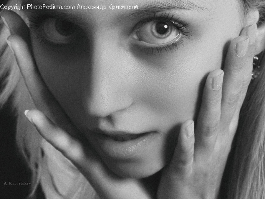 Person, Human, Face, Finger, Head
