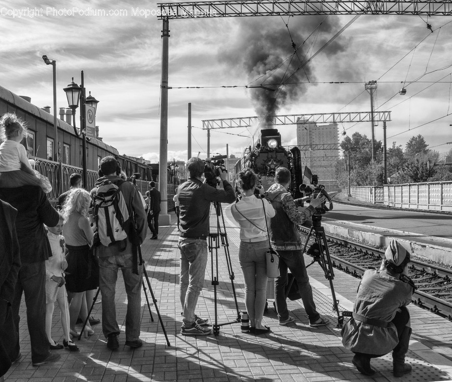 Person, Human, Tripod, Smoke, Photographer