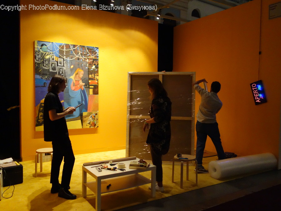 Person, Human, Flooring, Art Gallery, Art