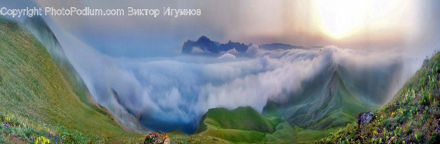 Nature, Weather, Outdoors, Mountain, Mountain Range