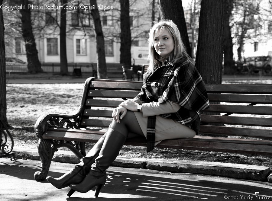 Furniture, Sitting, Person, Human, Bench