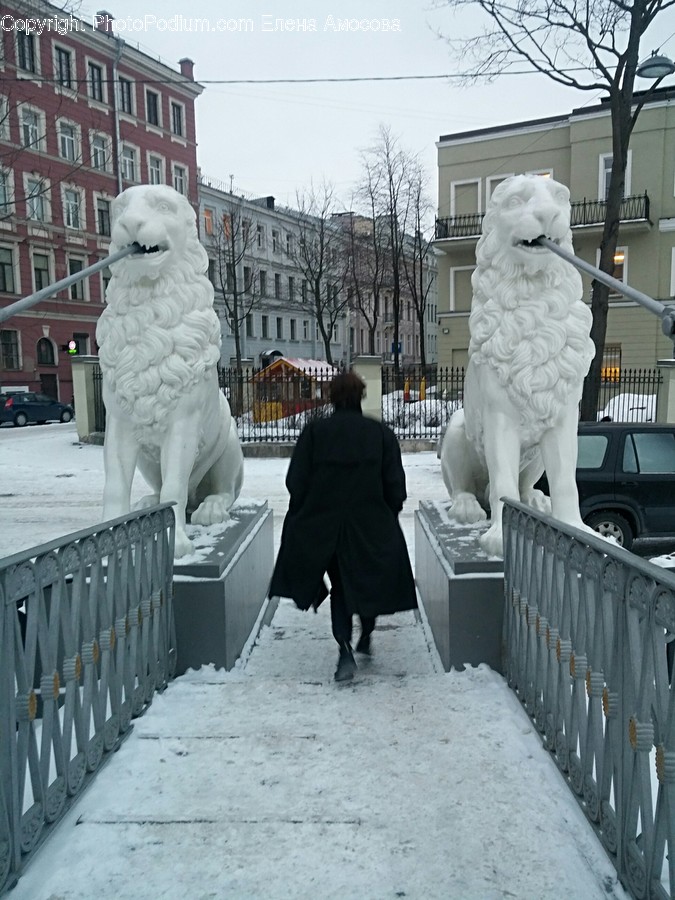 Handrail, Banister, Railing, Person, Human