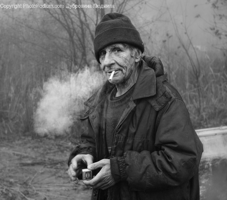 Smoke, Human, Person, Smoking, Apparel