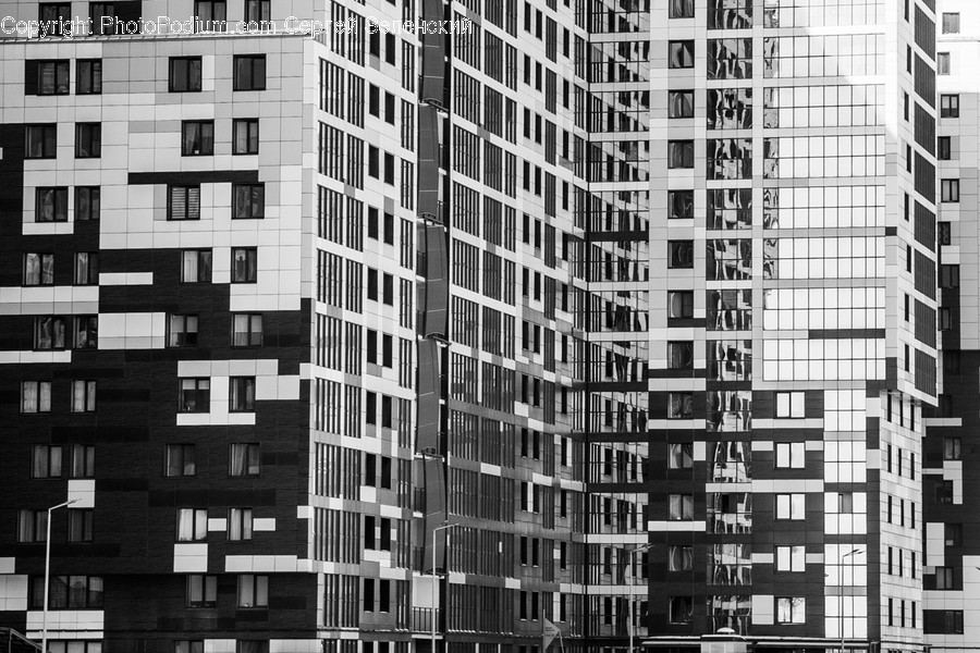 City, Urban, High Rise, Building, Town
