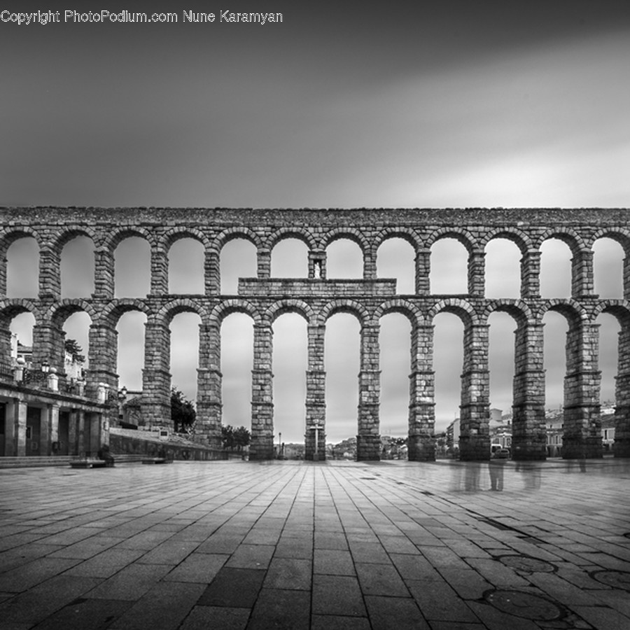 Building, Architecture, Bridge, Viaduct, Column