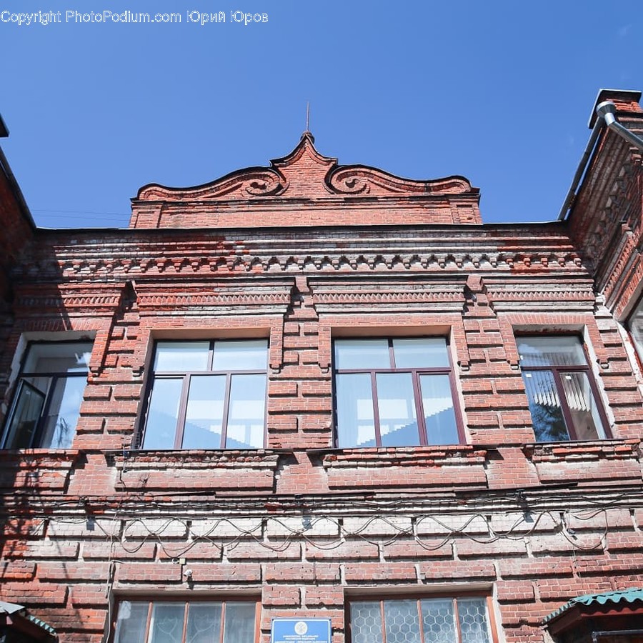 Brick, Window, Building, Architecture, Town