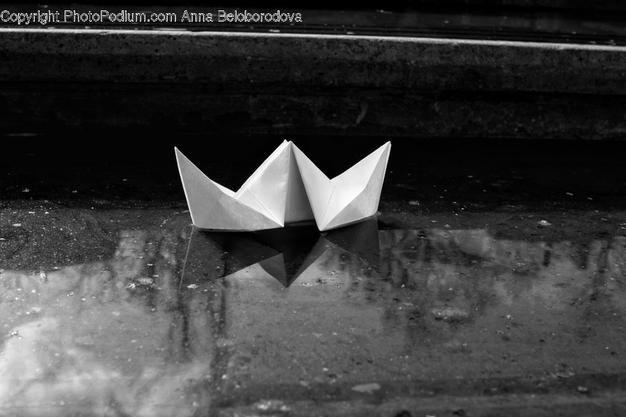 Paper, Art, Origami, Tent, Puddle