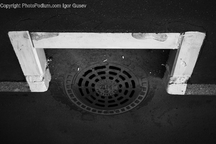 Machine, Wheel, Drain, Sewer, Hole
