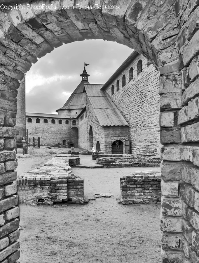 Architecture, Building, Arched, Arch, Brick