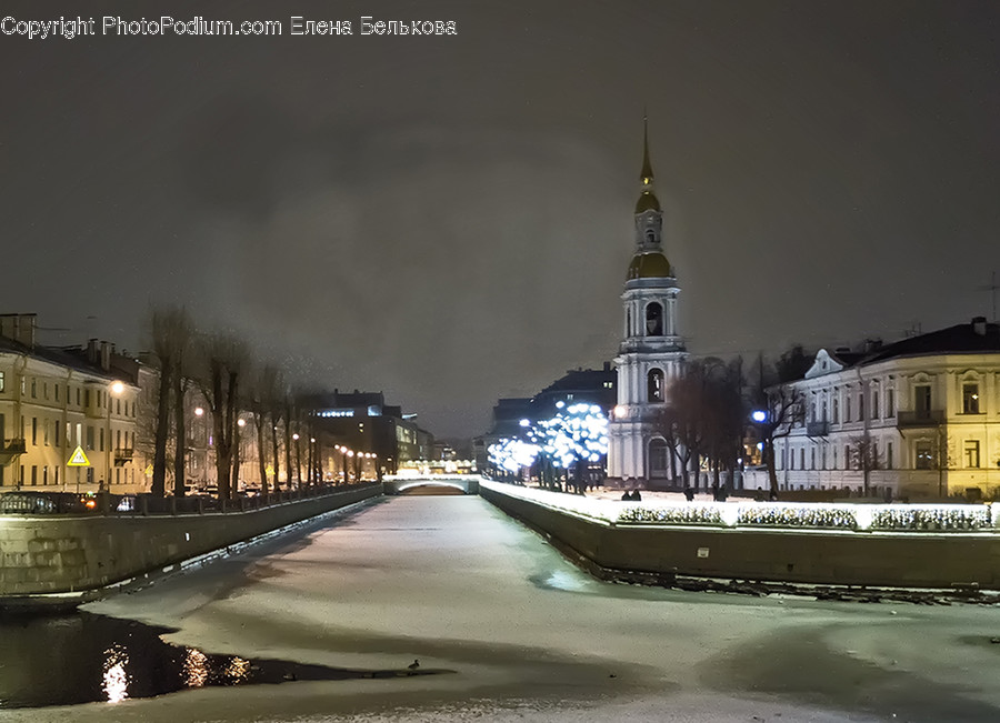Road, Architecture, Building, Tower, Spire