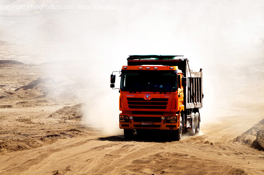 Transportation, Truck, Vehicle, Offroad, Ground
