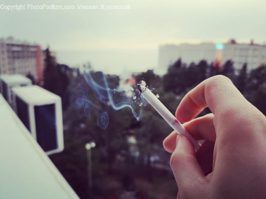 Person, Human, Finger, Smoke, Smoking