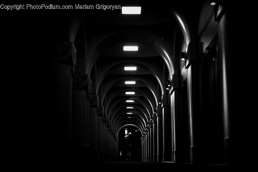 Corridor, Indoors, Crypt, Aisle