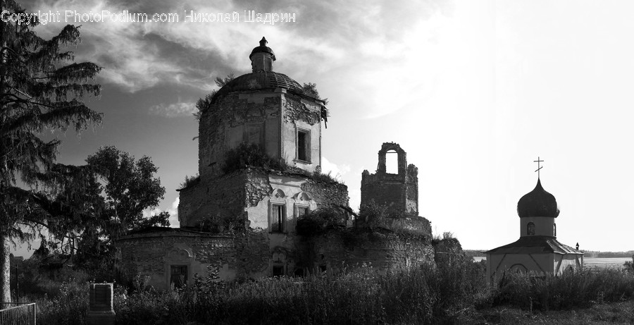 Ruins, Architecture, Building