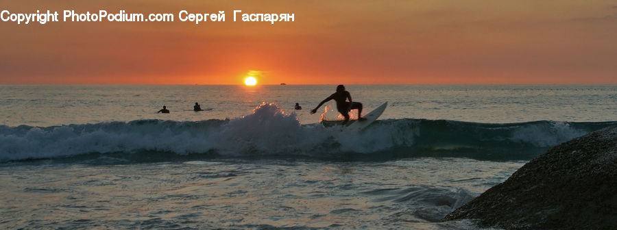 Outdoors, Sea, Sea Waves, Water, Beach, Coast, Sport