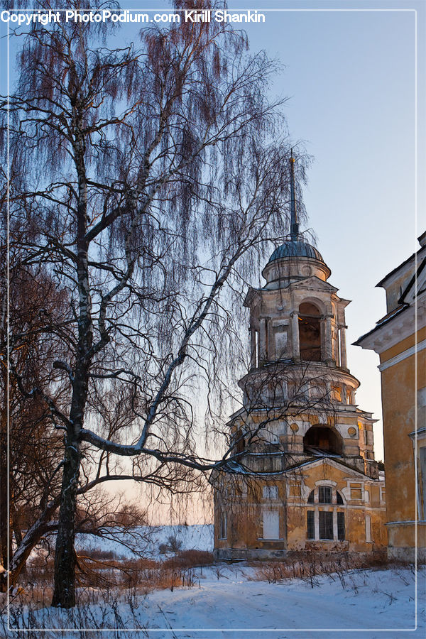 Architecture, Bell Tower, Clock Tower, Tower, Mansion, Church, Worship