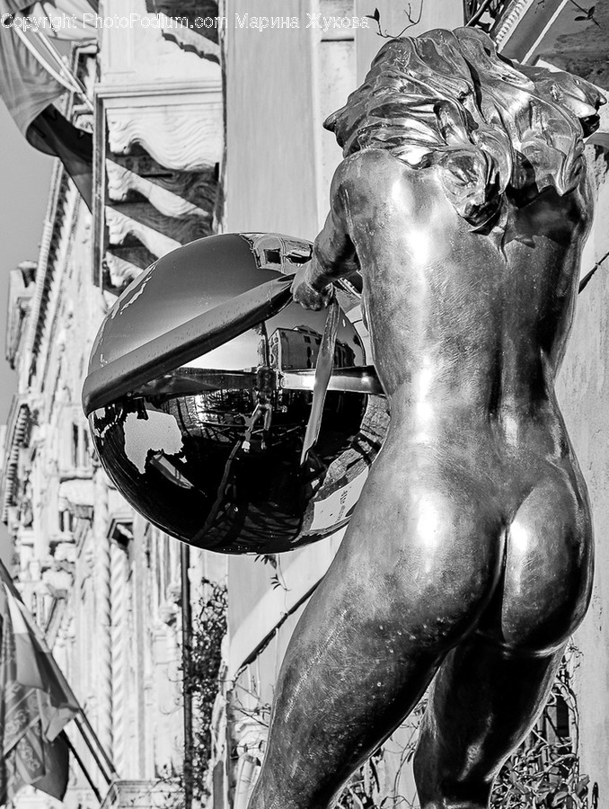 Sculpture, Art, Statue, Torso, Clothing