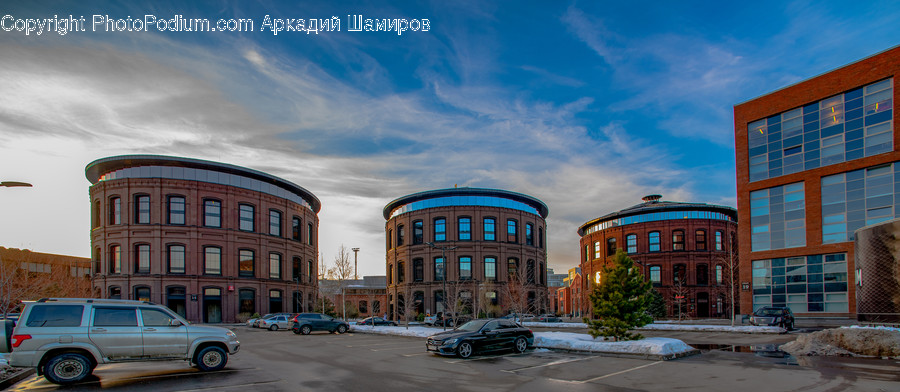 Road, Intersection, Urban, City, Downtown