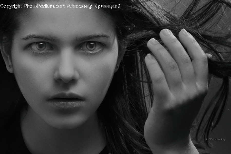 Human, Face, Person, Finger, Photo