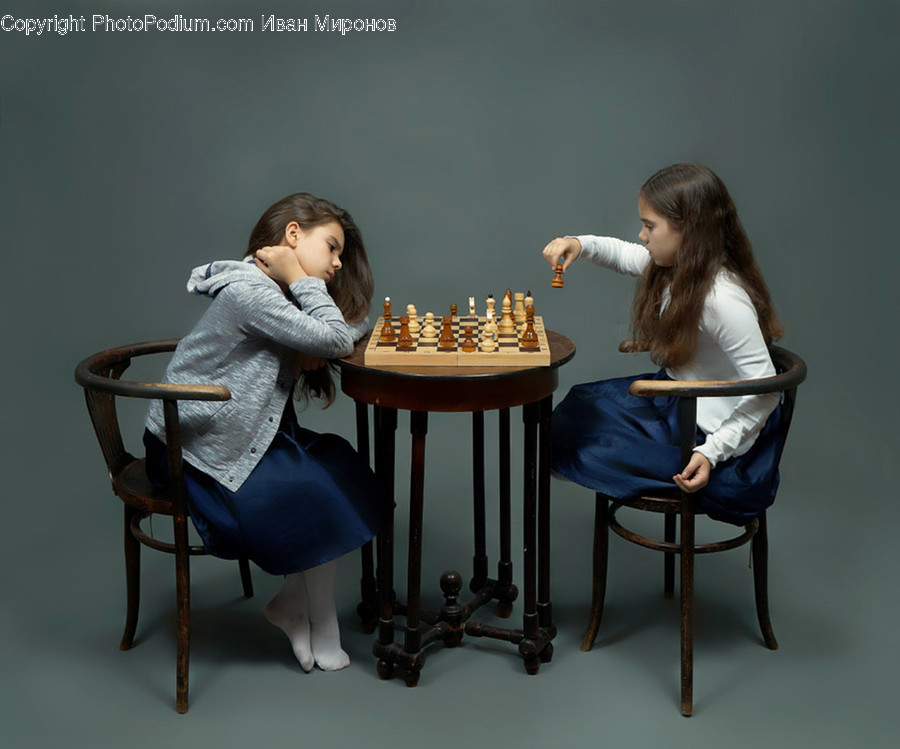 Furniture, Chair, Human, Person, Chess