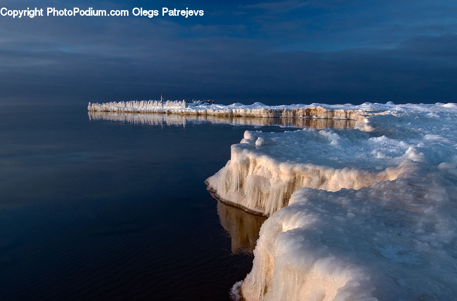 Coast, Outdoors, Sea, Water, Arctic, Snow, Winter