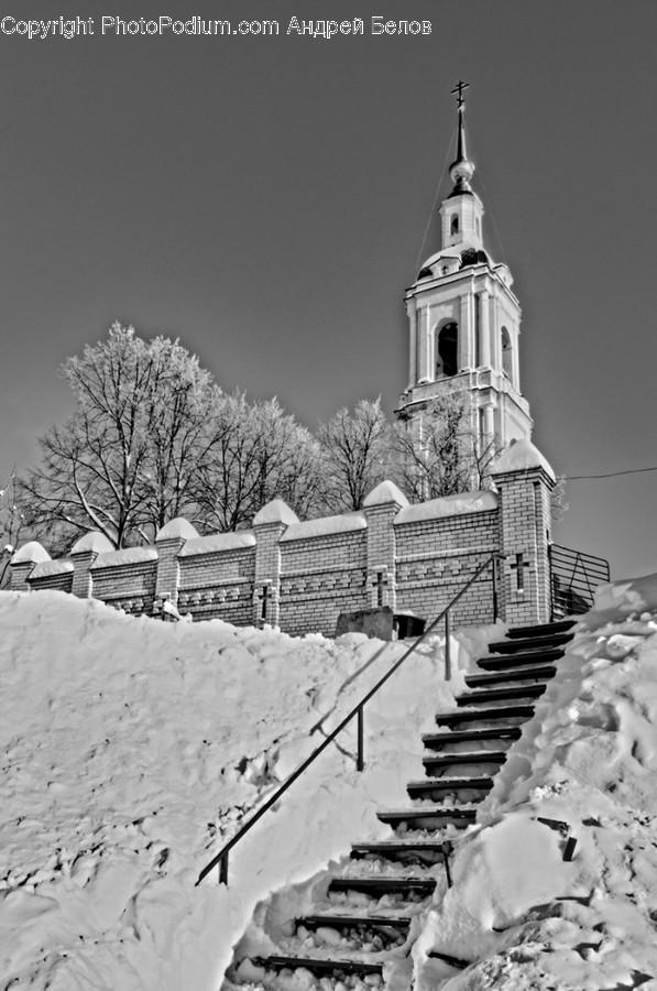 Steeple, Tower, Spire, Building, Architecture