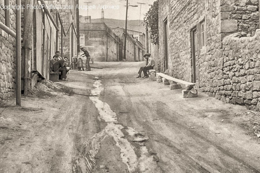 Road, Building, Street, City, Urban