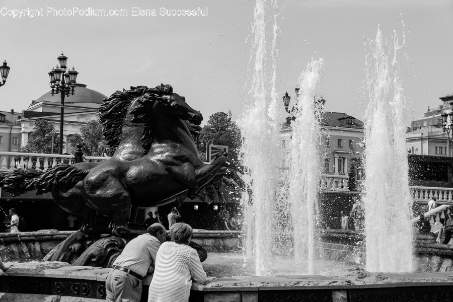 Water, Human, Person, Fountain, Mammal