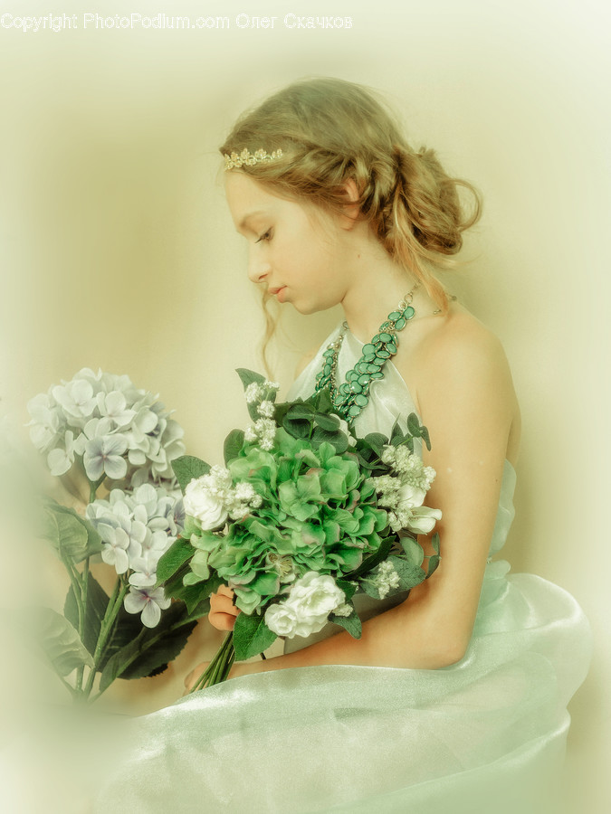 Plant, Human, Person, Blossom, Flower Bouquet
