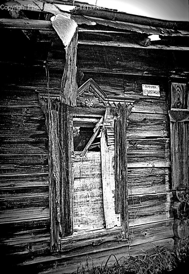 Nature, Outdoors, Building, Shack, Countryside