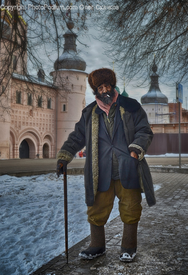 Apparel, Clothing, Person, Human, Coat