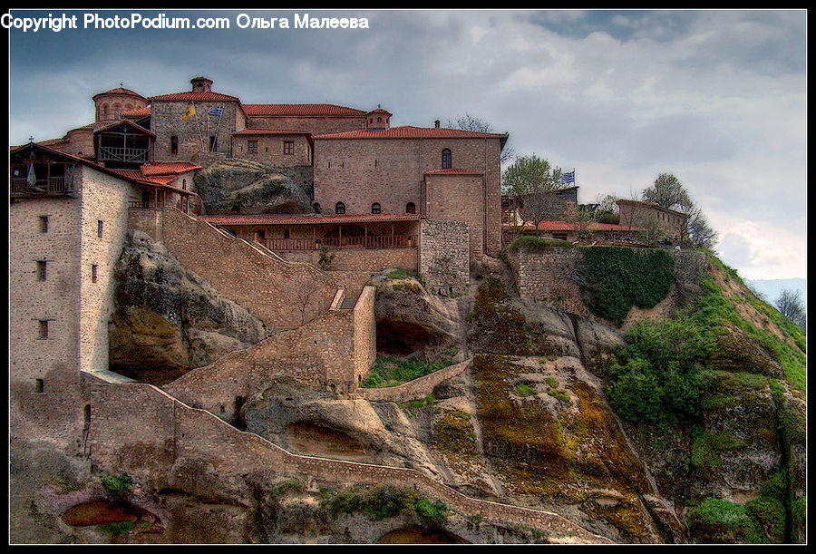 Castle, Fort, Architecture, Ruins, Housing, Monastery, Building