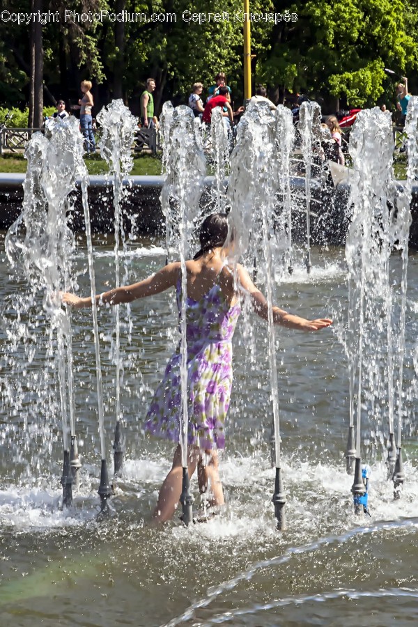 Water, Human, Person, Fountain